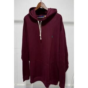 Polo Ralph Lauren Men's Burgundy Hoodie 4LT New with Tags